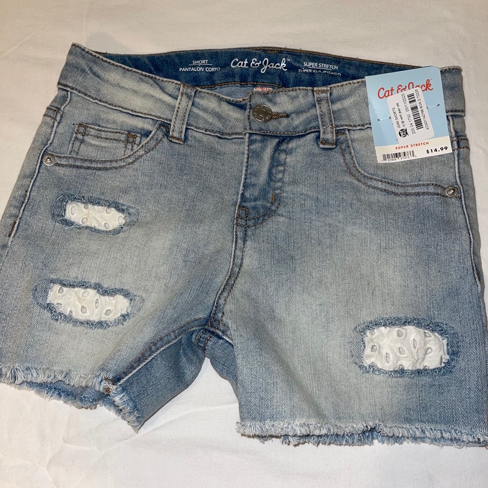 Cat and Jack shorts kids 10/12 super stretch‎